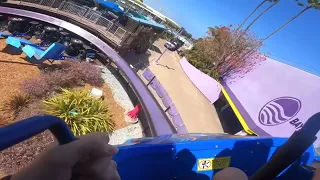 Tidal Twister AWFUL Defunct Roller Coaster 4K POV! | SeaWorld San Diego California [No Copyright]