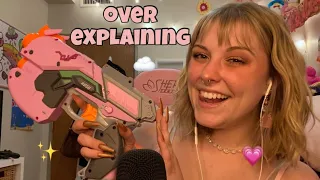 ASMR Fast and Aggressive Over Explaining, Tracing, Tapping, and Touching Objects 🍞✨💗