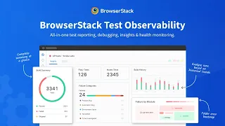 BrowserStack Test Observability - Product Walkthrough