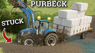 STUCK IN THE MUD | PURBECK FARMING SIMULATOR 22 - Episode 4