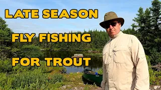 Late Season Fly Fishing For Trout In Newfoundland