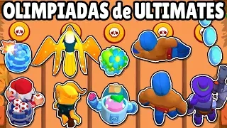 CUAL ES EL ULTIMATE MAS FUERTE? | OLIMPIADAS de ULTIMATES BRAWL STARS | ¿CUAL HACE MÁS DAÑO?