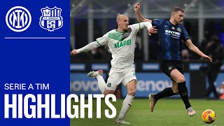 INTER 0-2 SASSUOLO | HIGHLIGHTS | SERIE A 21/22 ⚫🔵