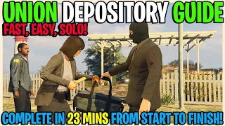 FAST, EASY, SOLO UNION DEPOSITORY CONTRACT GUIDE! GTA 5 ONLINE