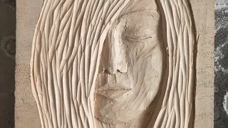 Wood Carving Portrait Painting