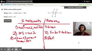 1-7 Example 4 More Theorems