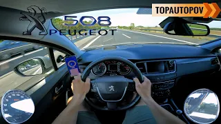 Peugeot 508 2.0HDI (120kW) |90| 4K60 TEST DRIVE – ACCELERATION, SOUND & ENGINE |TopAutoPOV