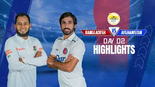 Bangladesh vs Afghanistan Highlights || Day 2 || Only Test || Afghanistan tour of Bangladesh 2023
