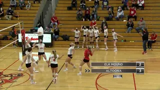 Altoona rallies, Cadott sweeps to open volleyball playoffs