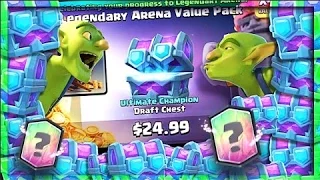 GAMINGwithMOLT  - LEGENDARY ARENA CHEST CHALLENGE! • Clash Royale Legendary Cards!