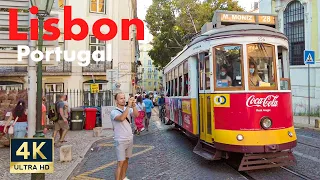 Lisbon Portugal 🇵🇹 4K Walking Tour 2022