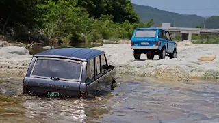 Range Rover Classic 3 & 5 Door Rock Crawling ASMR- SCX10 II & Custom Chassis