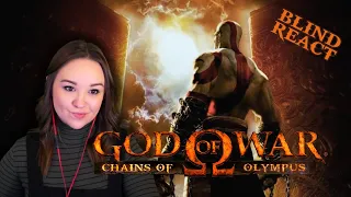 God Of War Chains Of Olympus | All Cutscenes First Reaction