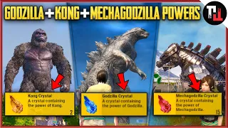 PUBG Mobile GODZILLA + KONG + MECHAGODZILLA Powers || PUBG Godizlla Vs Kong Mode