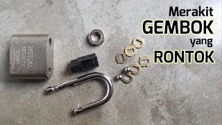 Tutorial cara merakit atau memperbaiki gembok yang rontok