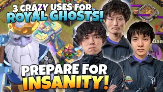 3 INSANE ways to use ROYAL GHOSTS from the Queen Walkers! Clash of Clans eSports