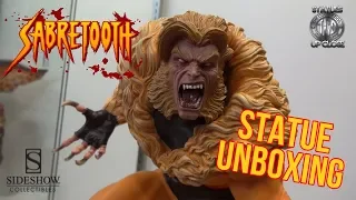 Sabertooth Sideshow Premium Format Statue Unboxing