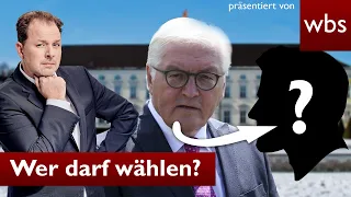 Neuer Bundespräsident: Darum wählen Goretzka, Klaas & Drosten mit | Anwalt Christian Solmecke
