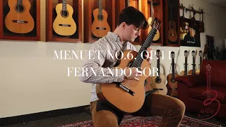 Fernando Sor | Menuet No.6, Op.11 on a Johannes Kitselis Classical Guitar