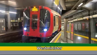 London Underground Action at Westminster (RUSH HOUR) - (19/08/23)