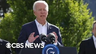 President Biden attends G7 summit amid domestic woes on abortion reversal