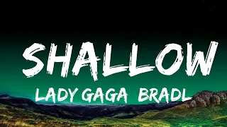 1 Hour |  Lady Gaga, Bradley Cooper - Shallow (Lyrics)  | Lyrics Journey
