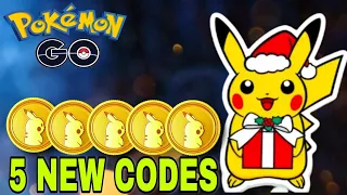 5 New Pokémon go promo codes december 2021