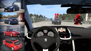 Euro Truck Simulator 2 - Peugeot 207 RC - Fast Driving + Download link