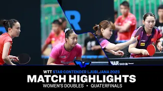 Liu Weishan/He Zhuojia vs Shin Yubin/Jeon Jihee | WD QF | WTT Star Contender Ljubljana 2023