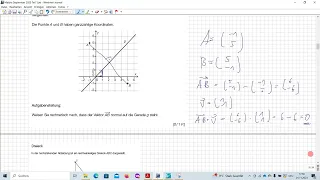 Matura September 2023 Mathematik (mit CASIO) - Teil 1