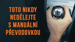 Věci, které byste nikdy neměli dělat s manuální převodovkou | AUTODOC tipy