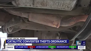 New ordinance hopes to combat catalytic converter thefts in Las Vegas