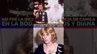 ASI FUE LA INCOMODA PRESENCIA DE CAMILA PARKER EN BODA DE DIANA Y CARLOS #dianadegales #carlosiii