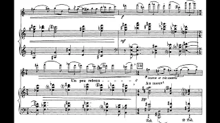 Andre Jolivet - Sonata for Flute and Piano (1961) [Score-Video]