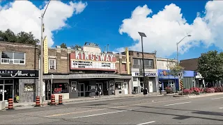 Toronto Walking Tour in the KINGSWAY on Canadian  🇨🇦 Thanksgiving Day