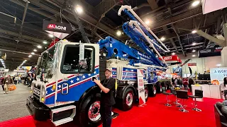 BIGGEST BOOM-PUMP at World of Concrete 2024 Las Vegas.