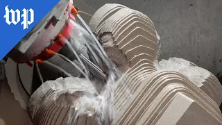 A robot is carving the National Cathedral. Here's how