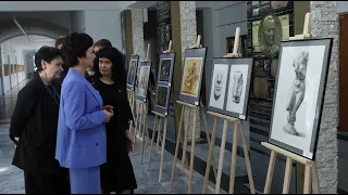 В ГрГУ имени Янки Купалы состоялось открытие художественной выставки