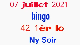 07 juillet 2021 boul cho tiraj New York & Florida Midi - Soir