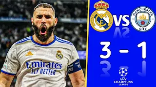 Real Madrid 3×1 Manchester City U.C.L Semi Final 2022 Extended HighLight Full HD ((🎙عصام الشوالي))