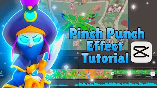 How to edit in CapCut easily | pinch punch effect 🔥 | brawl stars editing tutorial