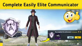 Easy Way To Complete Elite Communicator Achievement In BgmiPubg | How To Complete Elite Communicator