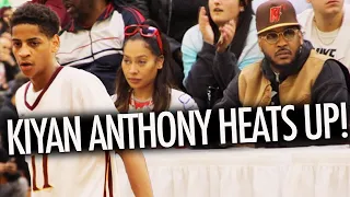 Kiyan Anthony Heats Up in Front of Carmelo Anthony & LALA