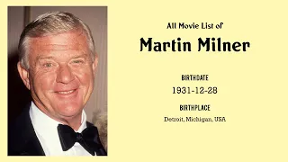 Martin Milner Movies list Martin Milner| Filmography of Martin Milner