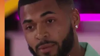 Carrington's look says it all. Love Island USA