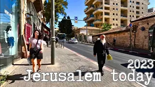 Jerusalem Tour: Exploring the  modern city,2023, 4k video