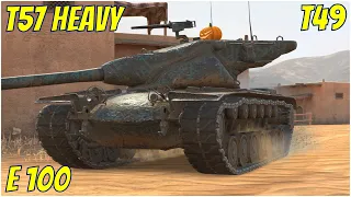 T57 Heavy, E100 & T49 ● Mad Games WoT Blitz