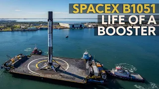 Life of a booster - SpaceX Falcon 9 B1051