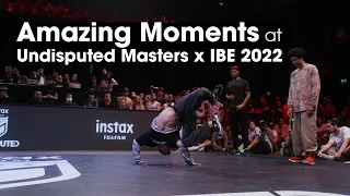 Amazing Moments at Undisputed Masters x IBE 2022 // .stance