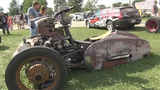 Dennis Hom's 2014 Rat Rod Magazine Build Off Bike Entry 2014 Redneck Rumble